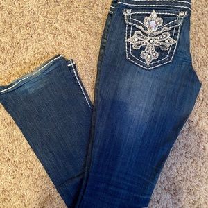 Miss Chic Bling Jeans Size 1